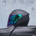 Lightweight 3/4 Motorcycle Helmet with Dual Visor