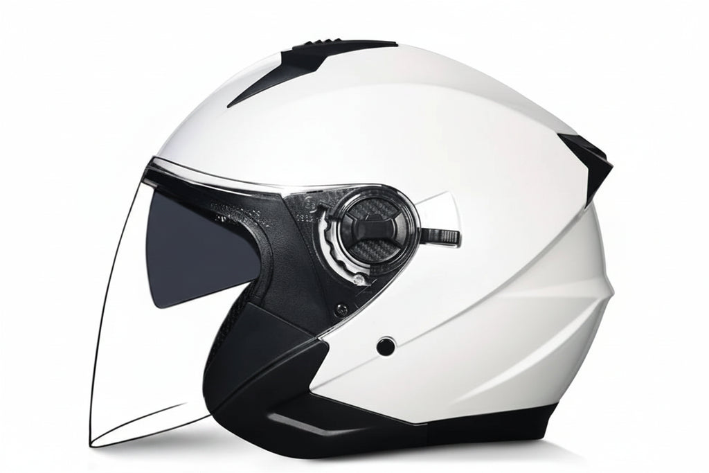 Versatile Half-Helmet with Dual-Lens System