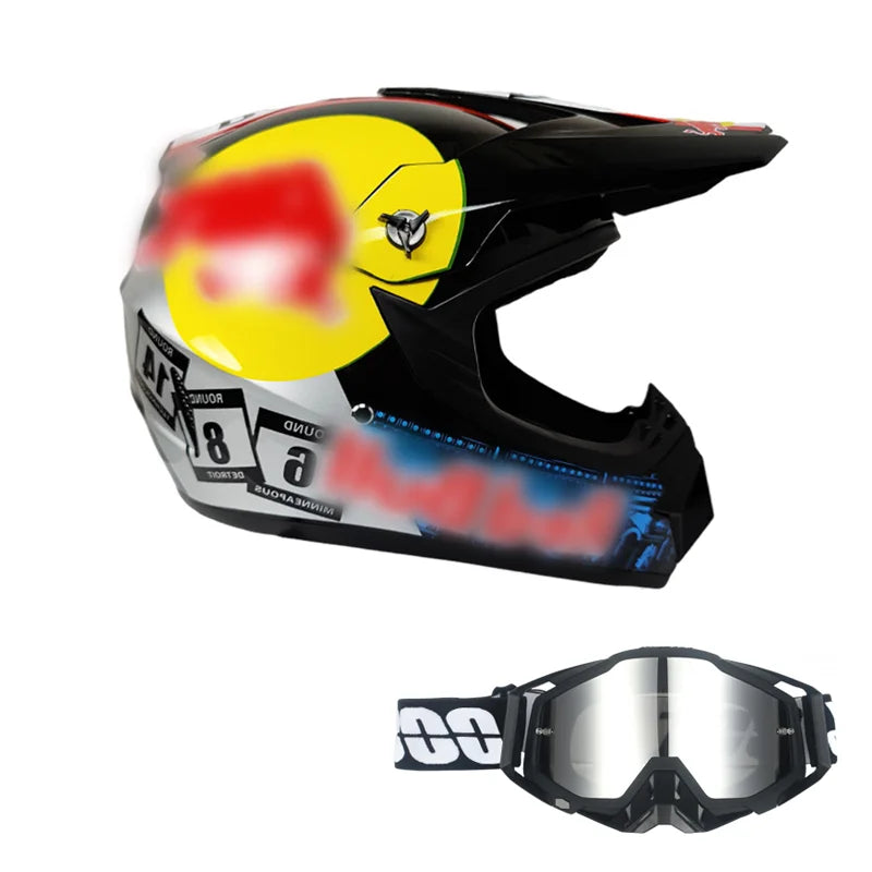 Kids Motocross Helmet with Goggles