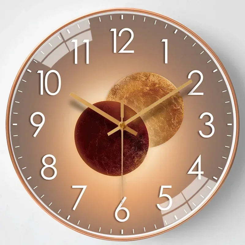 Avelon Silent Wall Clock In Classic Style For Bedroom And Office