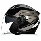 Versatile Half-Helmet with Dual-Lens System