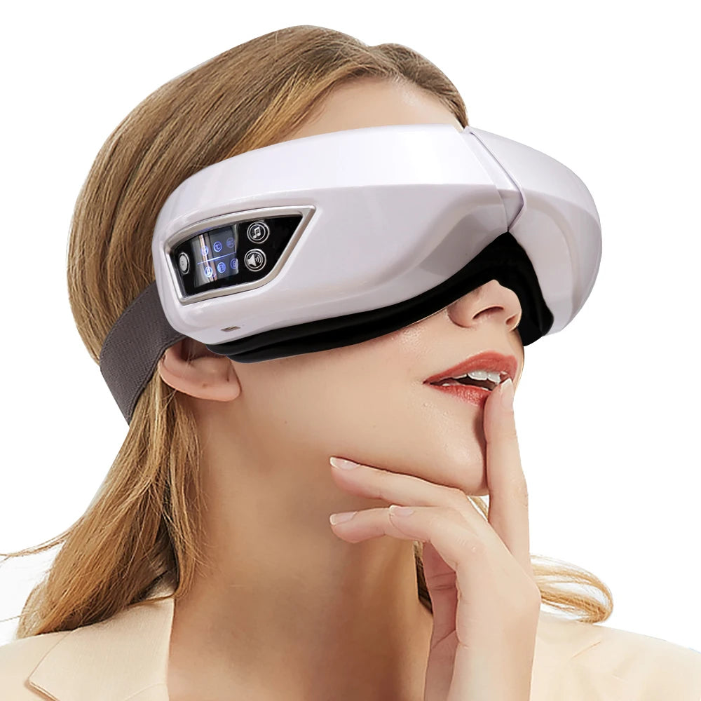 Massaggiatore per occhi con airbag intelligente per rilassamento e terapia del sonno