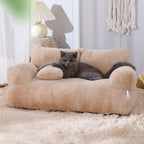 Cozy Calming Sofa Bed With Raised Rim For Cats And Dogs