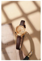Timeless Mini Leather Watch For Women With Vintage Charm