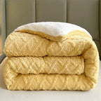 Cozy NylaWeave Weighted Blanket With Lamb Cashmere For Winter Comfort