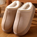 Pantofole unisex in pelle di pecora con fodera in lana per il comfort interno