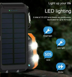 Waterproof SolarCharge Elite Portable Battery Pack