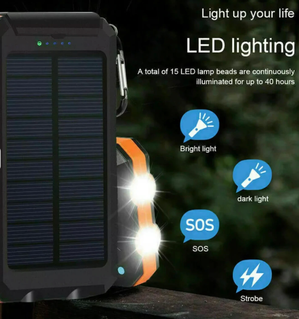防水SolarCharge Elite便携式电池组