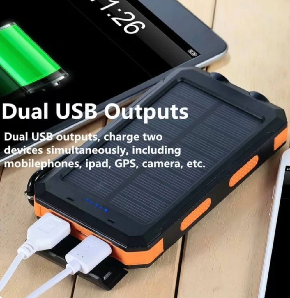 Waterproof SolarCharge Elite Portable Battery Pack