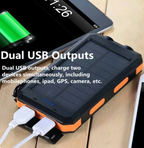 Waterproof SolarCharge Elite Portable Battery Pack
