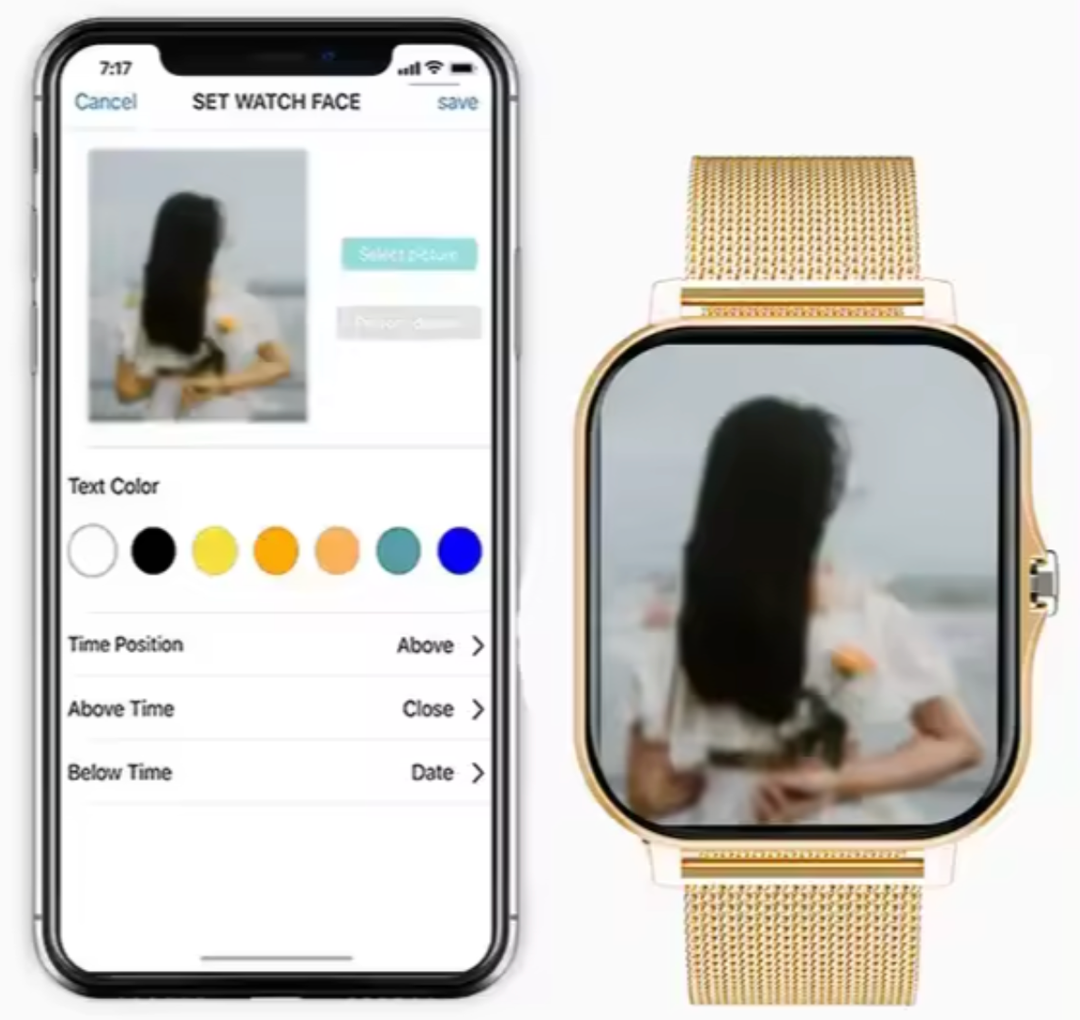 Smartwatch From NovaVel Luma For Women With Core Features And Sleek Look