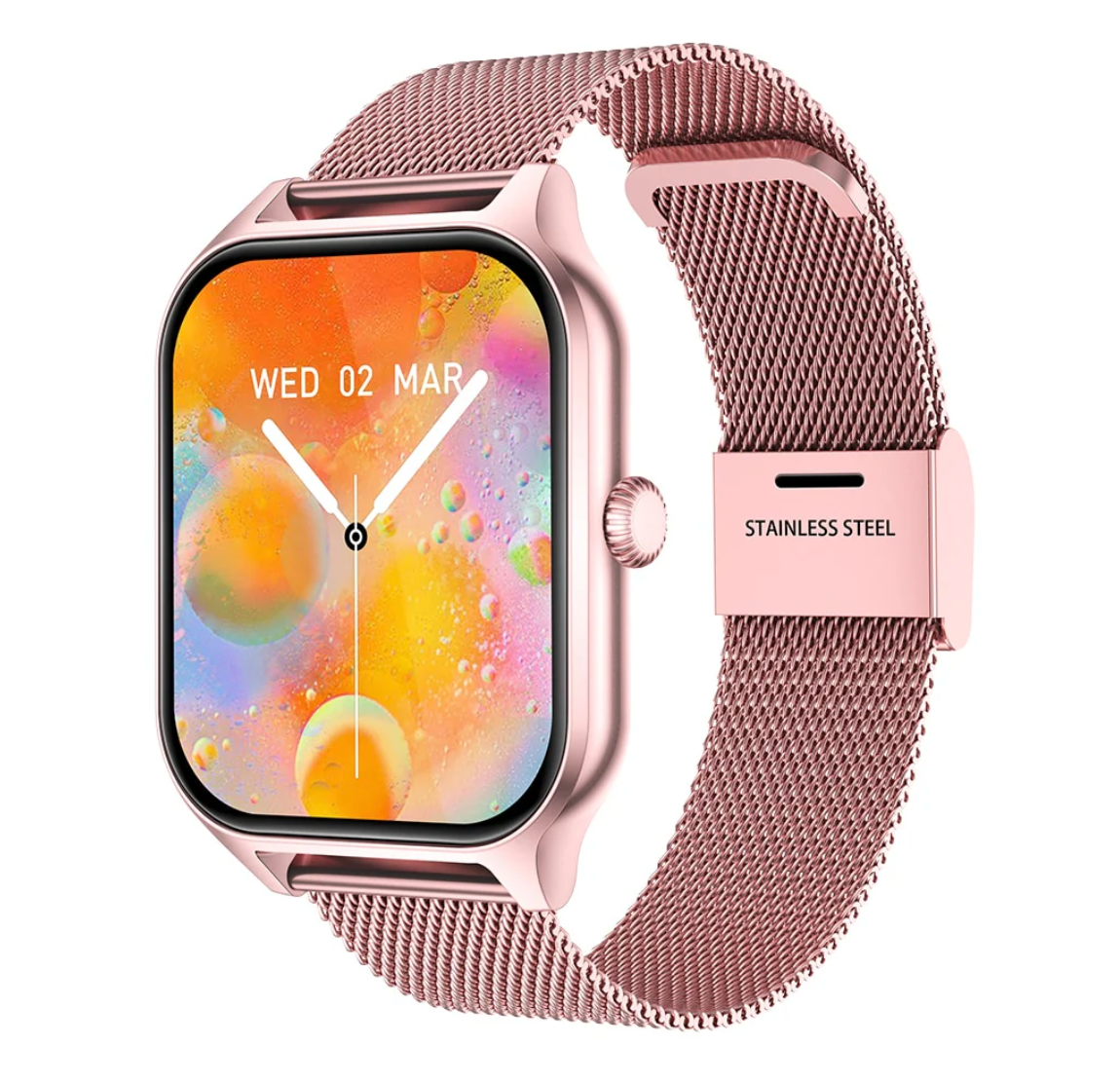 Smartwatch From NovaVel Luma For Women With Core Features And Sleek Look