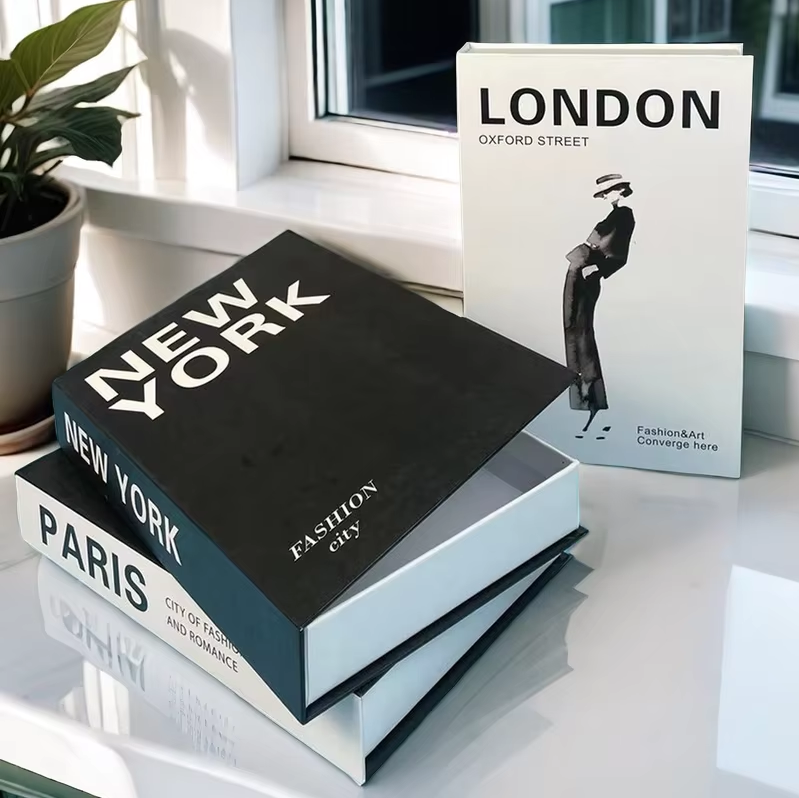 Livros Decorativos Marcelli para Soluções de Armazenamento Elegantes em Casa