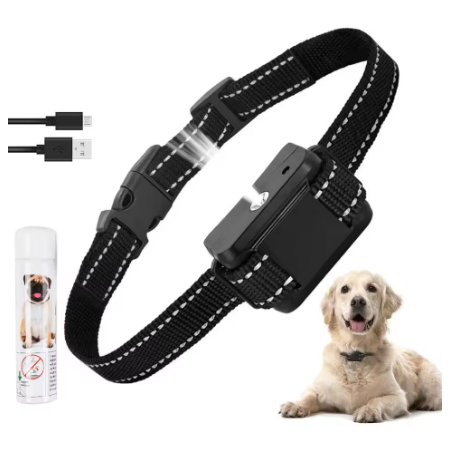 BarkEase Citronella Collar With Refill Pack For Bark Control