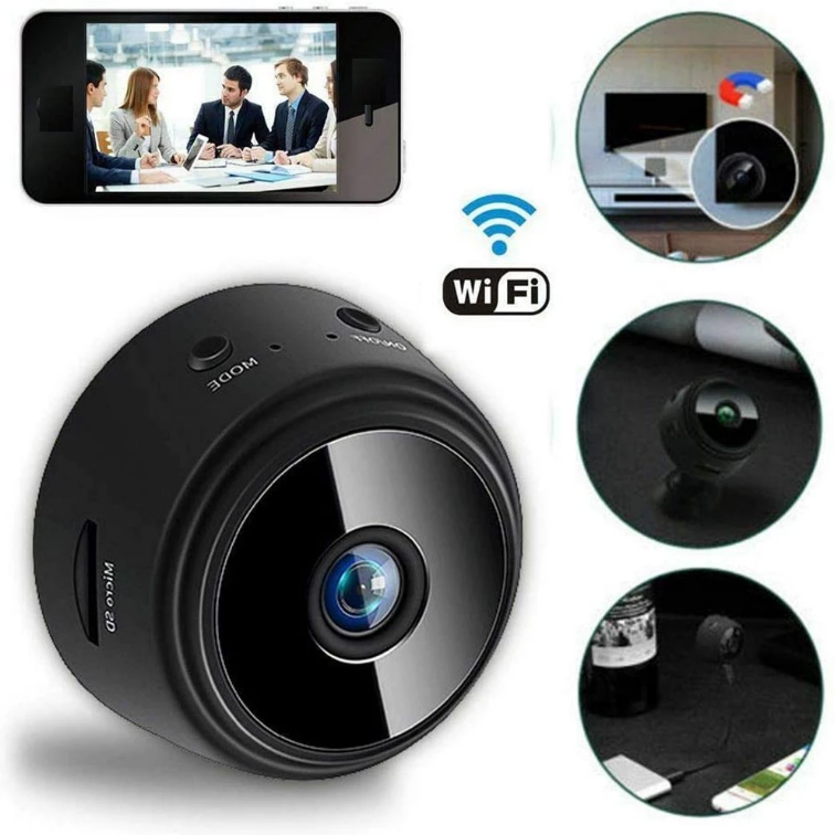 Lumi Mini 1080P Wireless Spy Cam With Night Vision And Voice Recorder