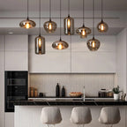 Liora Pendant Chandelier With Glass Accent For Contemporary Interiors
