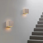 LumaStone Verlichting Travertijn LED Wandlamp Geperforeerd Ontwerp