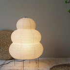 Stolní lampa Hikari s rýžovým papírovým stínidlem a třírežimovým stmívačem