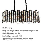 Candeeiro de Cristal Kylar com Elementos LED Coleção Arden