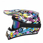 DOT-Certified Youth Motocross Helmet with Goggles