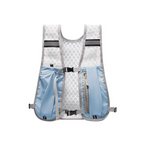 Running Hydration Vest With Reflective Strips And Breathable Mesh Design