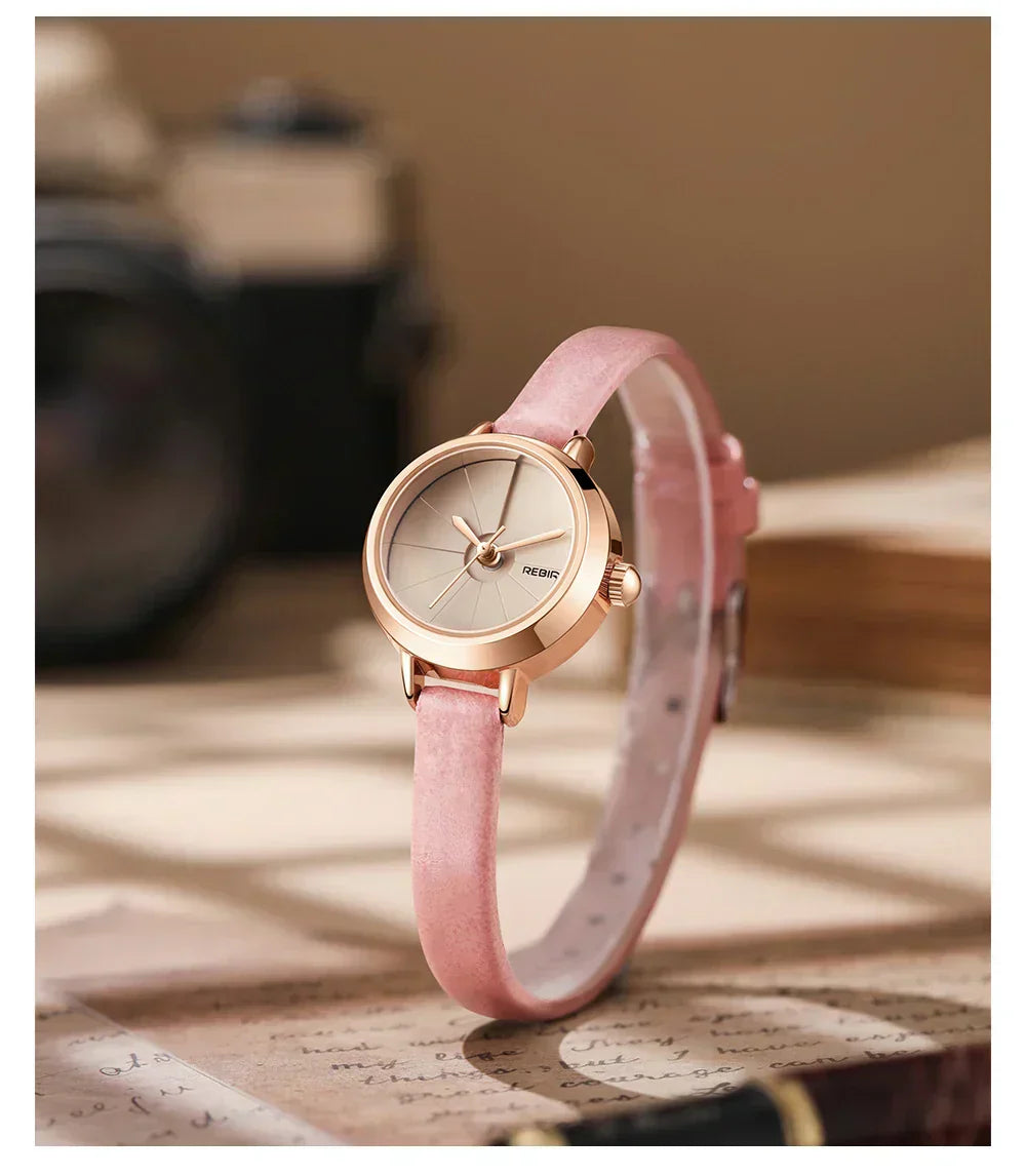 Timeless Mini Leather Watch For Women With Vintage Charm