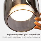 Nordisk glas LED pendel til moderne lysekroner
