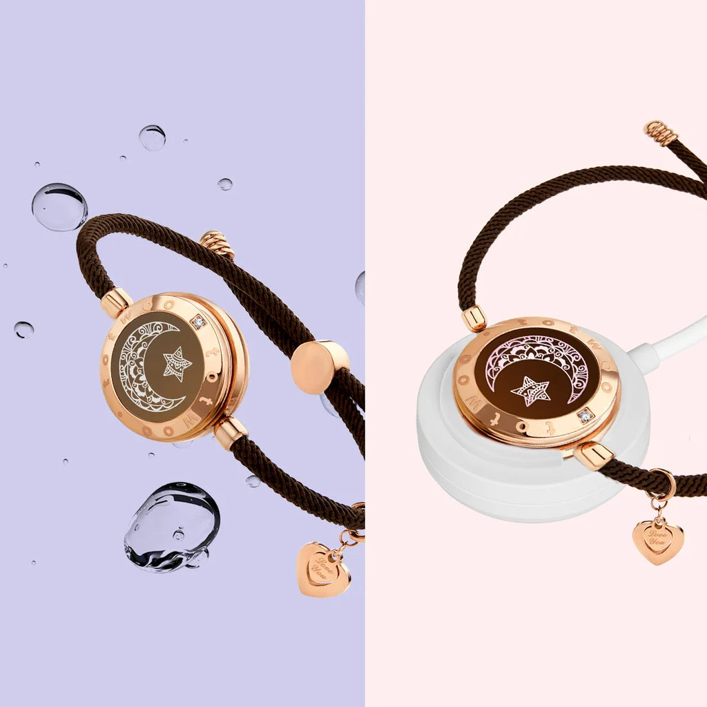 AuroraBond Across Miles Duo Bracelets With Light And Vibrations