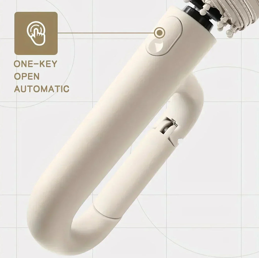NimbusGuard kompakt paraply med solskydd UPF50 plus-beläggning