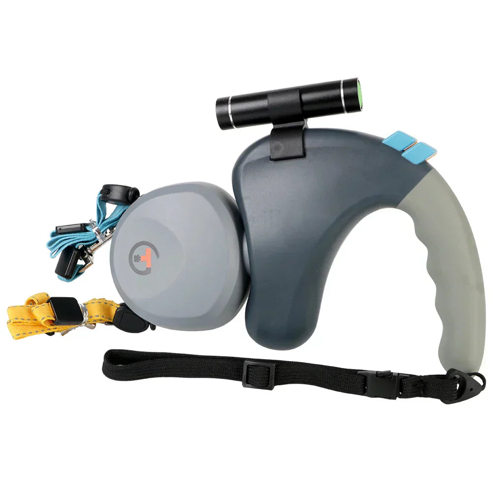 AeroTrail 360 Degree Dual Dog Leash Retractable Walking Lead
