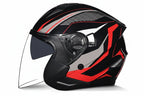 Versatile Half-Helmet with Dual-Lens System