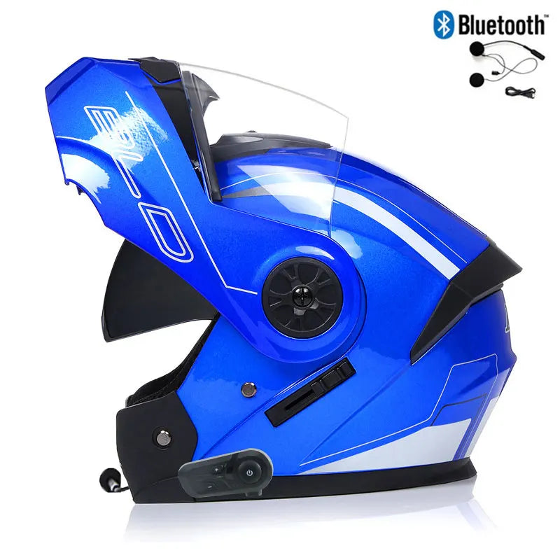 Modular Motorcycle Helmet with Bluetooth Integration