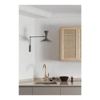 Lámpara de Pared Moderna NovaSwing con Brazo Oscilante y Enchufe para Decoración de Dormitorio