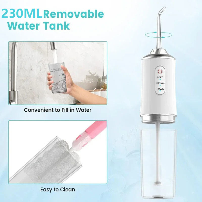Irrigador dental inalámbrico portátil para limpieza profunda en casa