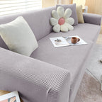 Elastic Sofa Slipcover Anti Slip Backing Washable Fits 1 To 3 Seat Couches