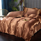 Ensemble de literie de luxe en satin Aurielle pour des nuits reposantes