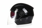 Dual-Visor Half Motorcycle Helmet - DOT Certified
