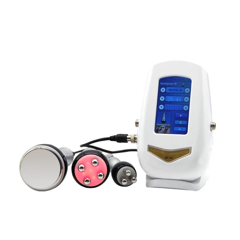 Three-Function Ultrasonic Cavitation And RF Body Contouring With Dual RF Handles