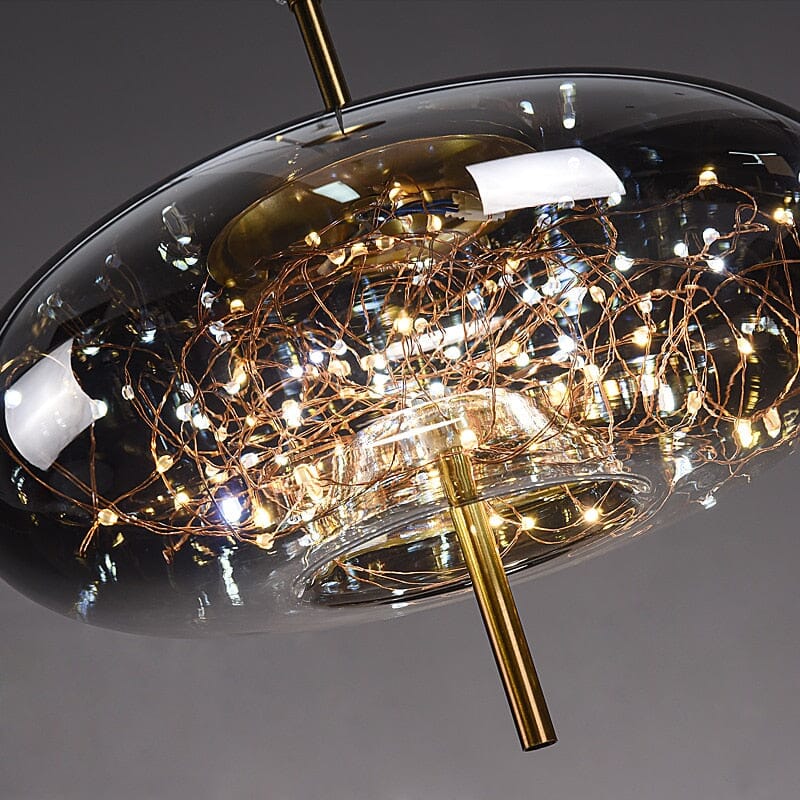 Lampada a sospensione in vetro europeo artigianale Bao Bao per la casa