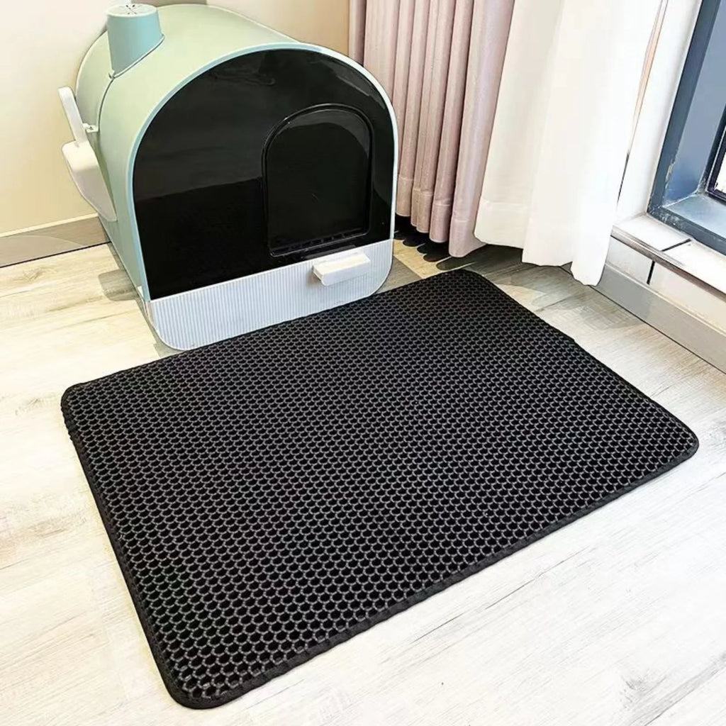Tapete para Areia de Dupla Camada Ultra-Shield para Proteção de Piso Impermeável e Resistente para Animais de Estimação