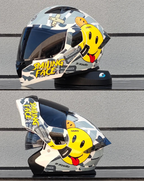 Flip Front Full Face Motorcycle Helmet With Two-Lens Shield DOT Approved