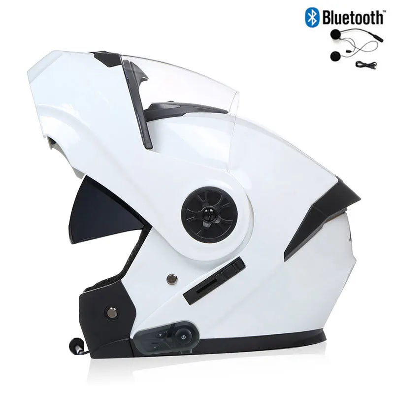 Modular Motorcycle Helmet with Bluetooth Integration