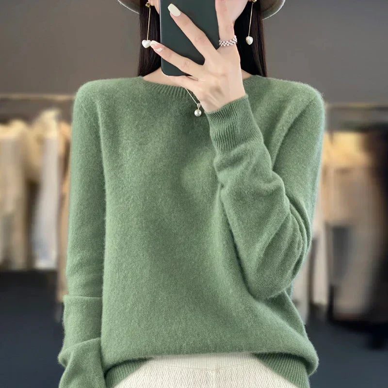 Sylvara Merino Wool Knit Sweater For Women Made In Australia