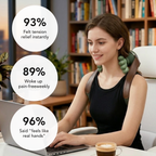 NeckEase Pro Neck Massager With Ten Thumb-Shaped Nodes And Two Heat Levels