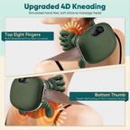 NeckEase Pro Neck Massager With Ten Thumb-Shaped Nodes And Two Heat Levels