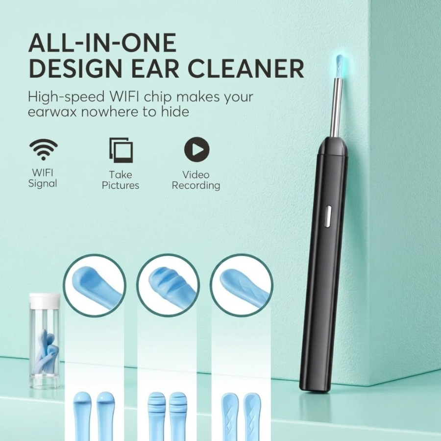 ClearEar Pro Kit de Nettoyage Doux des Oreilles pour une Utilisation Facile à Domicile