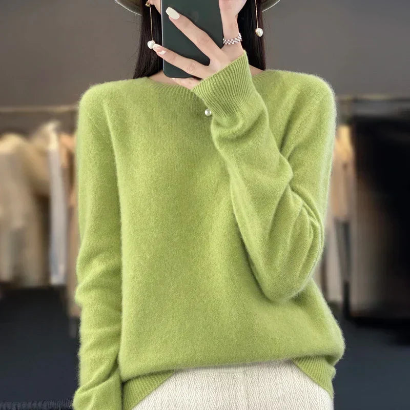Sylvara Merino Wool Knit Sweater For Women Made In Australia