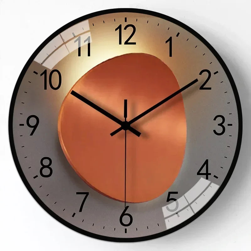 Avelon Silent Wall Clock In Classic Style For Bedroom And Office