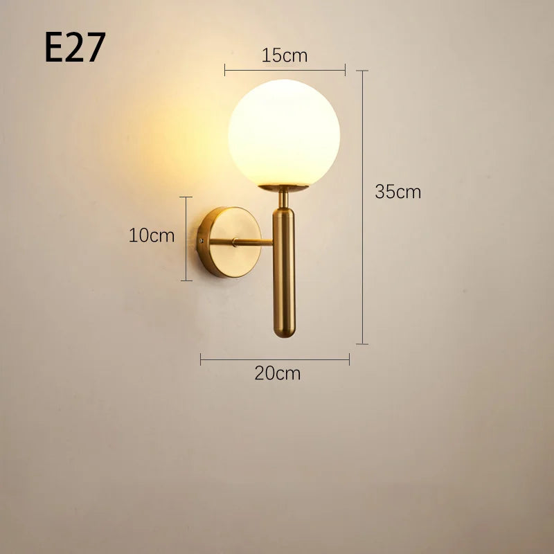 AuraNova Moderne Wandlamp Voor Slaapkamer Met Energiezuinige Verlichting