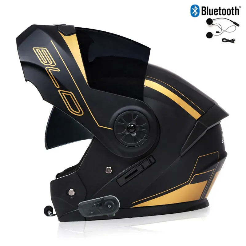 Modular Motorcycle Helmet with Bluetooth Integration